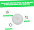 2sets TEHAUX Led Motion Sensor Night Light Cordless Rechargeable Induction Lamp Compact and Easy Install for Bedroom