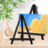 TEHAUX Mini Easel Tripod - Wooden Display Stand for Tabletop Canvas, Photo Easel, and Card Easel