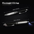 Zonon 15 3 1 1.0 mm Pieces in Ballpoint Pen with LED Flashlight and Stylus Tip Multi-Function Capacitive Pen, Black Ink