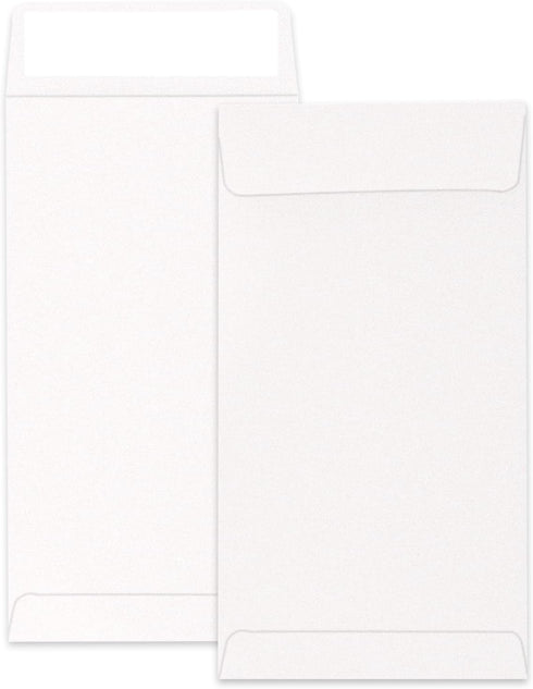 Cash Envelopes 100 Packs, 3.5x6.5 Inches, White Coin Envelopes for Budgets, Checks, Coins, Jewelry, Small Items