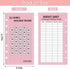 Yajuo 48 100 6 A6 Sheets Envelopes Money Saving Challenge Binder Trackers, Ring Binders Savings Challenge Trackers
