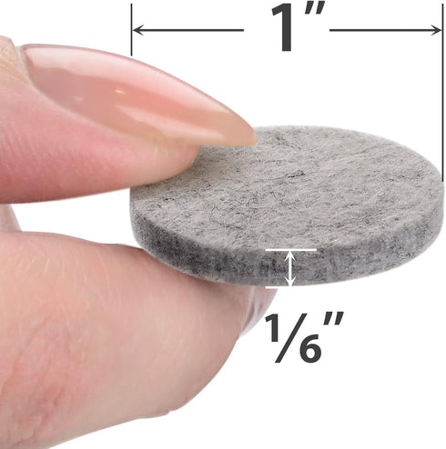 X-PROTECTOR Felt Furniture Pads - 48 Premium Floor Protector Pads for Wood Floors, Grey