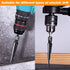 2Pcs Bridge Pin Hole Reamer Set, 3-13mm(1/8''-1/2'') & 5-16mm( -5/8") T Handle Taper Reamer, Chamfer Reaming Tool