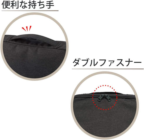 KOKUYO Haco-Biz Bag in Bag Tool Pen-Stand (Brown)