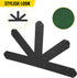 VEVOR Gable Plate, Black Powder-Coated Truss Connector Plates, 12:12 Pitch Gable Bracket for Wooden Beam Use