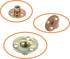 Socell 3/8"-16 Brad Hole Tee Nut - Carbon Steel Round Base Screw-in T-Nuts (12pcs)