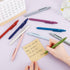 FIOVER Gel Pens, 10pcs 0.5mm Quick Dry Black Ink Pens, Fine Point Smooth Writing for School Office Home Supplies