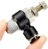 TAILONZ PNEUMATIC 3 Pack SL-3/8-N2 Push to Connect Air Line Fitting, 3/8 Inch OD 1/4 Inch NPT Elbow Valve