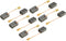 uxcell Carbon Brushes for Electric Motor, 14mmx9mmx6mm, Power Tool Replacement Repair Part 10pcs