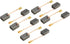 uxcell Carbon Brushes for Electric Motor, 14mmx9mmx6mm, Power Tool Replacement Repair Part 10pcs