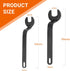 KLNBRWR RA1152 Offset 24mm 1617EVS, 16171619EVS, 1613, MRF23EVS Wrenches for Router Bit Turning Includes Clamp Wrench