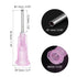 uxcell Industrial Blunt Tip Dispensing Needle with Luer Lock for Liquid Glue Gun, 18G 1/2", 40 Pcs Pink
