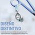 JJ LMS Nursing Scissors - Medical scissors- Blunt Tip Scissors - Stainless Steel - Design - Distinctive Keyring (Blue)