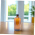 4pcs Zerodeko Mouthwash Dispenser Candy Jar Refillable Brown Glass Bottles Round Lid