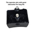 IndusTec Wired 20A 12V DC Motor Polarity Reversing Rocker Switch, 3 Position DPDT Momentary Automatic Reset