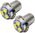 Ruiandsion 2pcs P13.5S LED Bulb 3V White 2835 3SMD Chips Upgrade for Flashlights Torch Light, Non-Polarity
