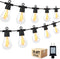 BYIZO LED Outdoor String Lights with 20 Shatterproof Edison Bulbs, 39.4FT Commercial Grade