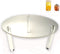 ZHIVEZEN Drink Dispenser Stand,Clear Acrylic Stands,Fit Max 7.87 Inch Diameter of Glass Drink