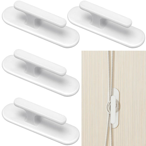 4 Pieces Cord Safety Blind Pull Cord Twister, Window Cord Wrap Cleats for Baby Child Proofing