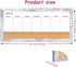 Magnetic Weekly Dry Erase White Board and Cork Board, White Wood Frame for Home Office