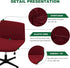 Generic 19(BB Stretch Cross Legged Office Chair CoversWide Office Chair Cover Modern Swivel Vanity Chair Slipcover