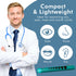 NOVAMEDIC 6 Pack Multi-Color Disposable LED Pen Light with Pupil Gauge, Medical Diagnostic Penlight for Doctors Nurses