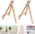 Operitacx 2 Pcs Wooden Small Easel Dog Paw for Crafts, Miniature Display Stand for Phone, Photo, Tabletop