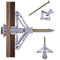 Hollow-Wall Anchors, Drywall Anchor Kit with Screws, Self-Drilling Hollow Wall Anchor, 50pcs