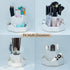 Upgrade 360 Degree Rotating Organizer Pencil Holder with 9 Slots, Multipurpose Desktop Storage Solution