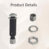 Klyeola 2Pcs 180 M10 Degree Swivel Thread Sloped Ceiling Adapter, Pendant Light and Chandelier Ceiling Mount