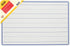 School Smart Lined Dry Erase Boards, 12 x 18 Inches, Pack of 10