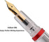 Majohn M2 Eye Dropper Fountain Pen Set, Large-Capacity Ink Storing, Fine Nib for Office/Business/Student