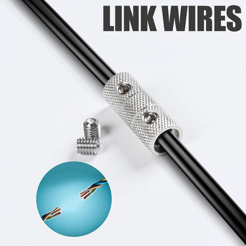 4 Gauge Wire Connectors, Nickel Plated Brass Splice Connectors, 4 Gauge Battery Cable Connector, 4 Packs