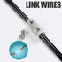 4 Gauge Wire Connectors, Nickel Plated Brass Splice Connectors, 4 Gauge Battery Cable Connector, 4 Packs