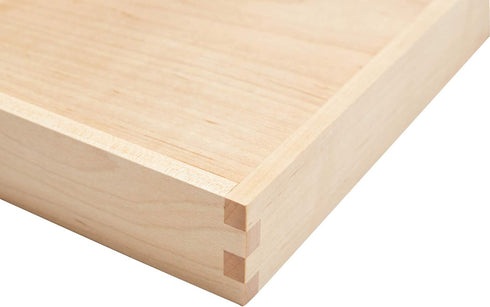 pandapark Wood Organizer Tray, Black Walnut, Desk & Drawer Storage Box (Maple Master)
