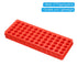 PATIKIL 60 Wells Tube Rack, 1 Set Vial Rack for Microcentrifuge Tubes 0.2/0.5/1.5/2ml (Red, Purple)