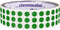 ChromaLabel 1/4 Inch Circle Sticker Labels, 1000 Green Dot Stickers, Easy to Write On, Permanent