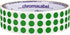 ChromaLabel 1/4 Inch Circle Sticker Labels, 1000 Green Dot Stickers, Easy to Write On, Permanent