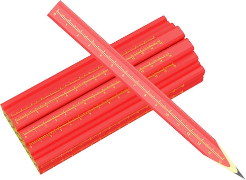 25 PCS Carpenters Pencil, Construction Pencils for Woodworking, Concrete Scriber Marking Tool