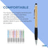 Stylus Pens - 2 in 1 Capacitive Touch Screen with Ballpoint Writing Pen, Sensitive Tip for iPad iPhone Samsung Galaxy &