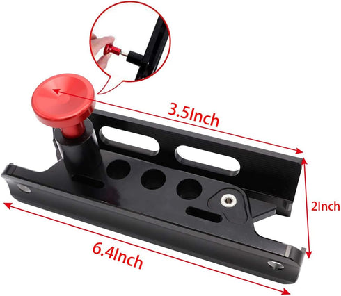 Roll Bar Aluminum Fire Extinguisher Mount Kit Compatible with Jeep Wrangler TJ JK JKU JL Gladiator JT UTV Polaris RZR