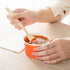 5-Ounce 50 Frozen Coppetta Dessert Cups, Disposable Ice Cream Cups - Lids Sold Separately, Sturdy, Orange Paper Yogurt
