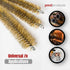 10-Piece Tube Cleaning Brush Kit for Tubes, Cylinders, and Narrow Spaces | Brass Wire Bore Brushes & Stainless Steel