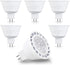 TORCHSTAR MR16 LED Bulb Dimmable, 7W 12V, 490LM (50W Equivalent), 5000K Daylight, GU5.3 Bi-Pin Base, Pack of 6, UL