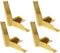 DIYEAH 4 Pcs Metal Sofa Legs Furniture Feet Titanium Color 12cm Support Cabinet