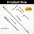 NEATABY 4 1/4 Set, 6 12 Inches 2-Piece Set Pieces Drill Bit Extension High Carbon Steel, and Spade Drill Bit Extension