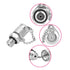 Oumefar 63MPa/630BAR Hydraulic Pressure Test Coupling Kit, Hydraulic Test Parts for Construction Machinery