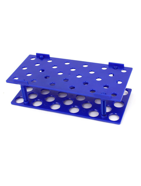 uxcell Laboratory Plastic 28 Hole Centrifugal Tube Rack Holder, 15ML, 17mm Dia