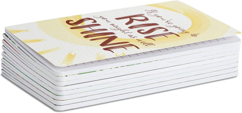 Paper Junkie 8 Pack Inspirational Notebooks, 5x8 Lined Journals with Motivational Quotes for Women, Students, Gifts