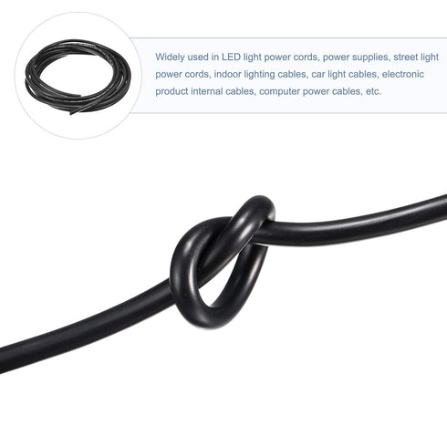 MECCANIXITY 28AWG Electrical Wire, 4 Conductors 32.8Ft Power Cable for LED Strips Lamps Lighting